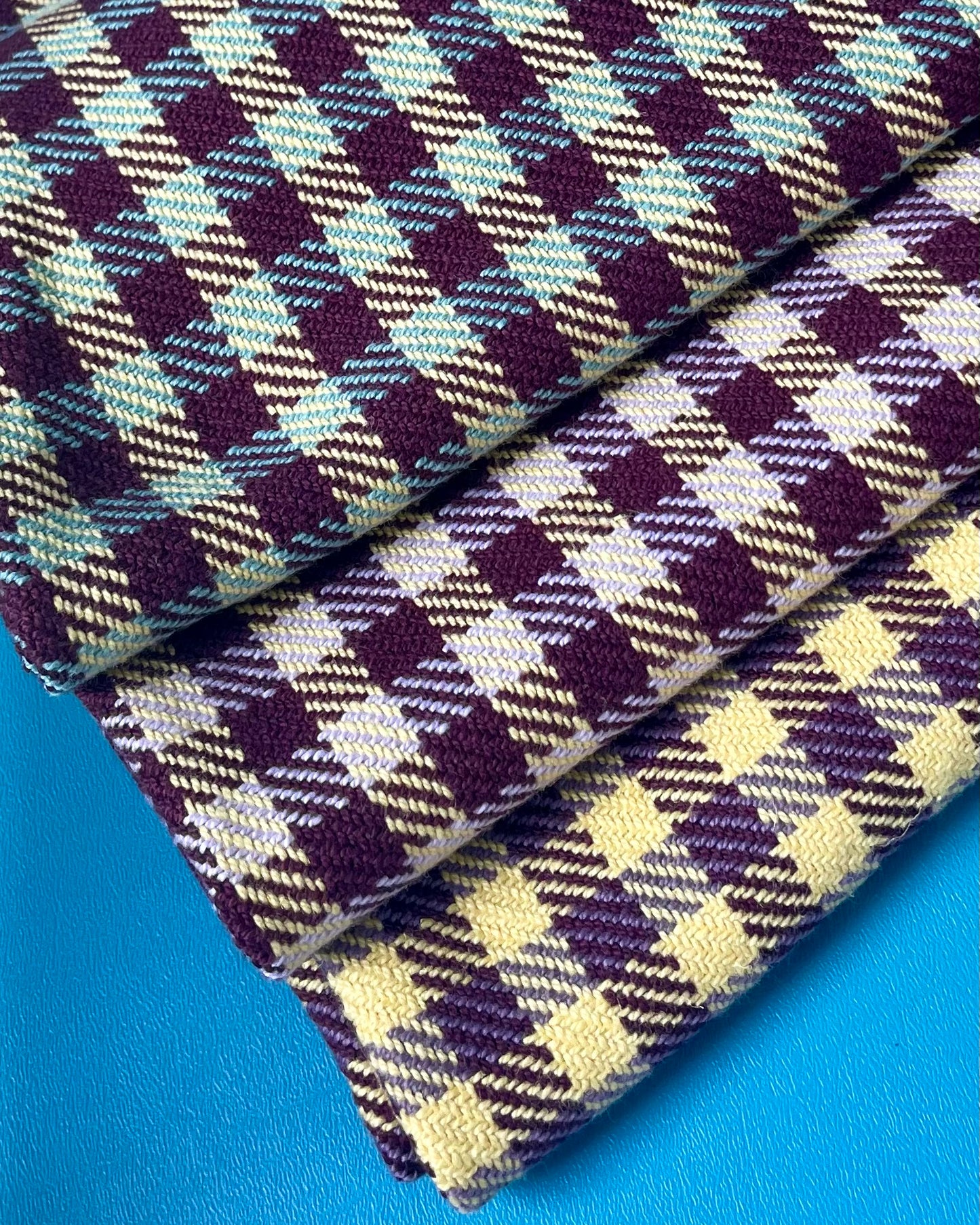 *NEW* Checkered Twill (Plum)