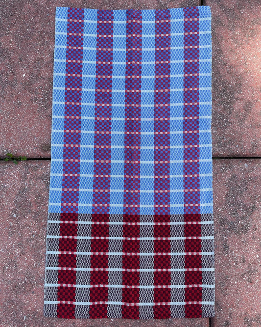 Checkmate (Blue & Burgundy)