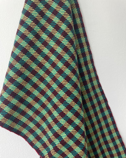 *NEW* Checkered Twill (Turquoise)